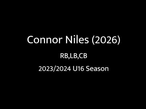 Video of Connor Niles 2026 Highlight Video