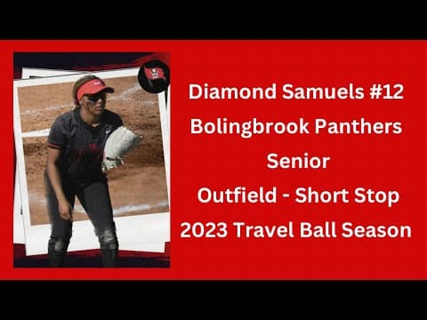 Video of Diamond Samuels 2023 Travel Season Bolingbrook Panthers 