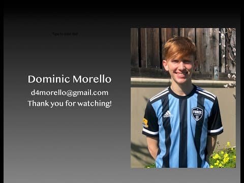 Video of Dominic Morello Highlight Video