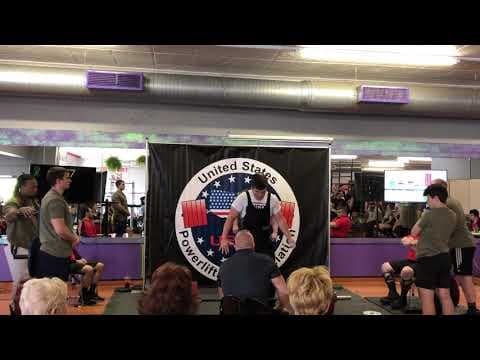 Video of 6/1/19 - Lukas McCain - Deadlift - 232.5kg (512.57lbs)