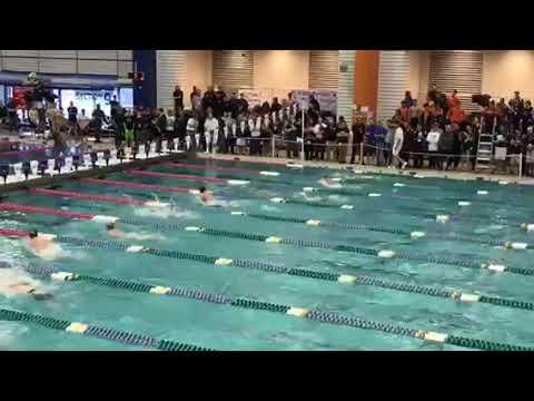 Video of 2015-2016 NYS High School Boys Swimming Championship 200 Y Medley Relay