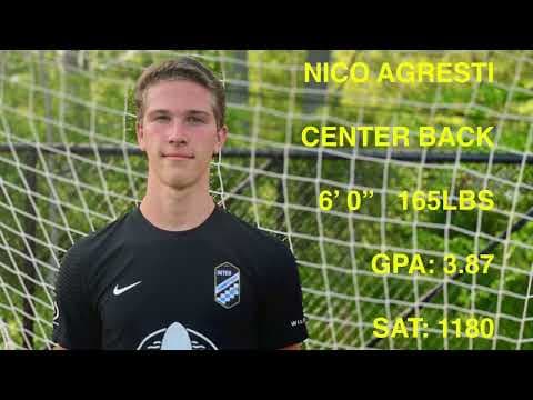 Video of Nico Agresti - Center Back
