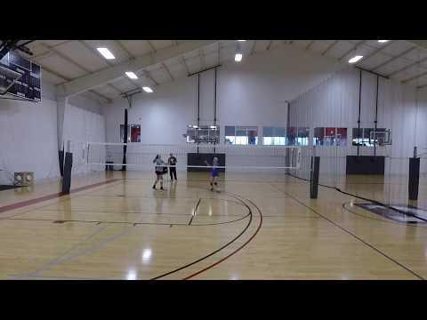 Video of Katherine Koch: volleyball skills video