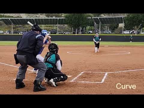 Video of 2023.02.21 Olivia Kuhnel 2025 Pitching Highlights - Aliso Niguel HS vs El Toro HS