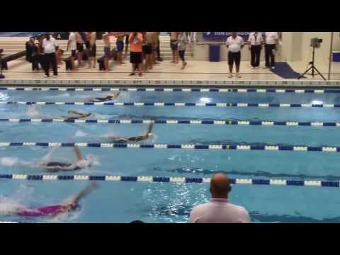 Video of 100 Backstroke - YMCA States - March 2017
