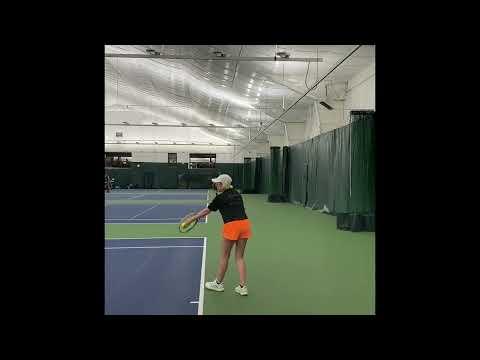Video of Elizabeth Alderman class of 2024 tennis recruiting video