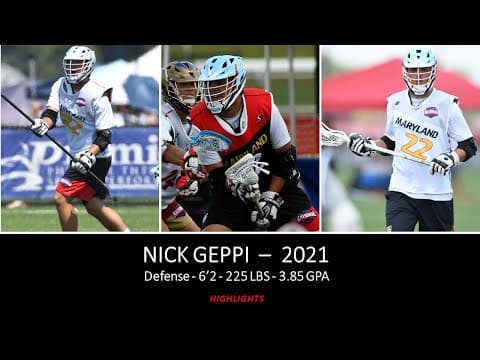 Video of Nick Geppi 2021 Highlights - Revised