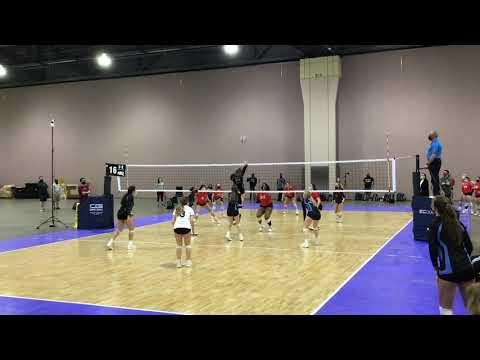 Video of Morgan Nolte, #15, Hitting Across the Front at NEQs 2021