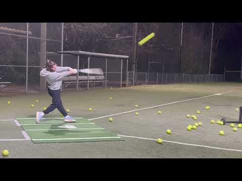 Video of Hitting Practice from 1/4/24