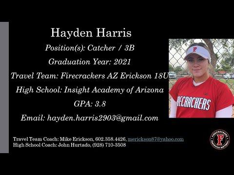 Video of Hayden Harris 
