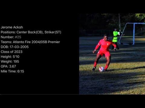 Video of Jerome Ackah 2022-2023 Club Season Highlights