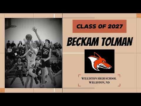 Video of Beckam Tolman, Sophomore Season 2024-2025, Williston, ND