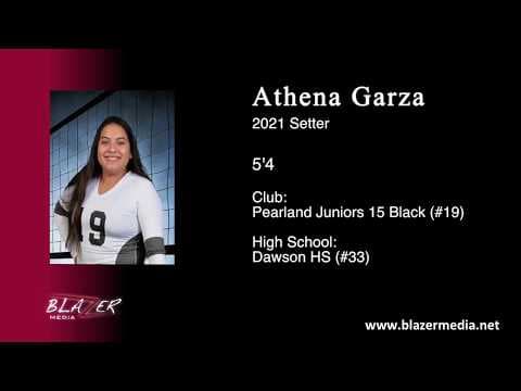 Video of 2021 Setter - Athena Garza - Volleyball highlights video