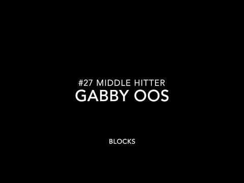 Video of #27 Gabby Oos Blocks