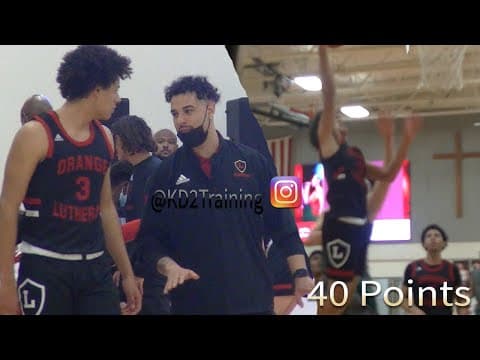 Video of Seth Brown 40 point game! (kd2Training)