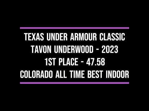 Video of Texas Under Armour Classic 400m Final