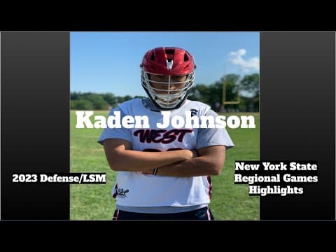 Video of NYSR Games Highlights 2022 (Western)