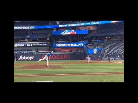 Video of 1 inning from the prospect game at the Canadians futures showcase.