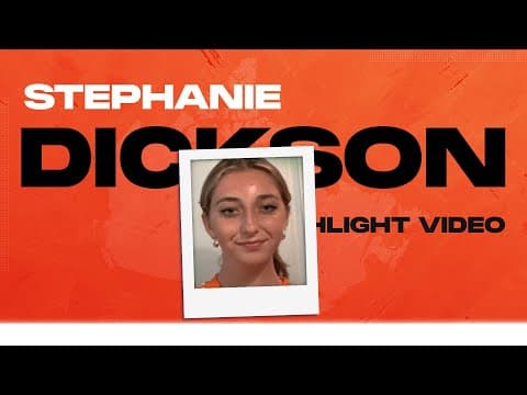 Video of Stephanie Dickson 2023 highlight video