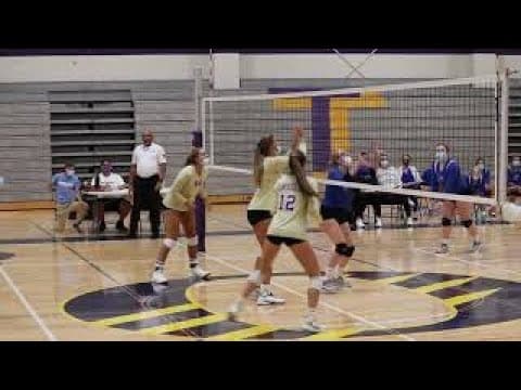 Video of 2020 - September 22nd conference game against Dundee HS (Middle blocker #14)