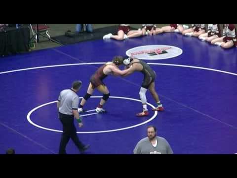 Video of Lucas Roland vs #6 Tristin Westphal Edwards (Washington) IHSAA State Cons 3rd round 