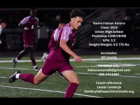 Video of Fabian Amaro CO 2024/ Highlight Video 2022-2023 Season