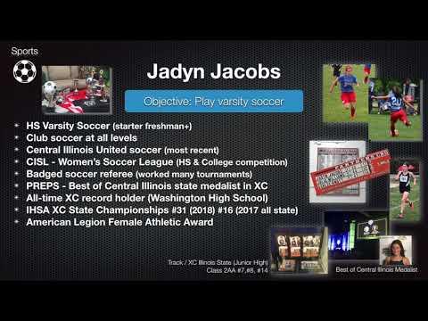 Video of Jadyn Jacobs College Overview