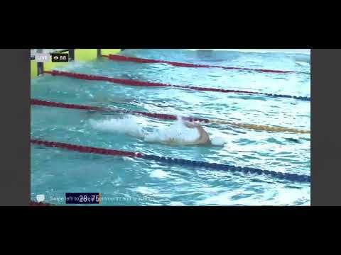 Video of Khosbayar Amgalan 100 meters free, 2021 Mongolian National Youth Championships