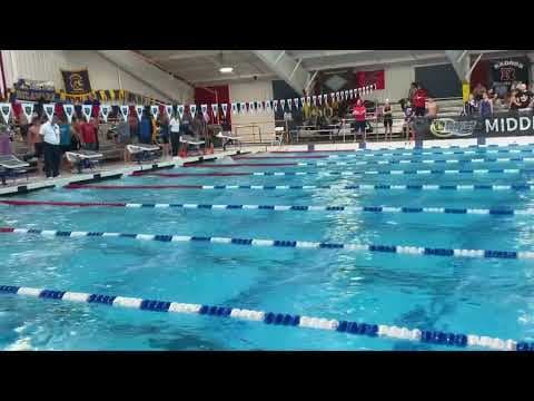 Video of Raekwon Noel- 100 Butterfly Middle Atlantic Championships Final Lane 2 