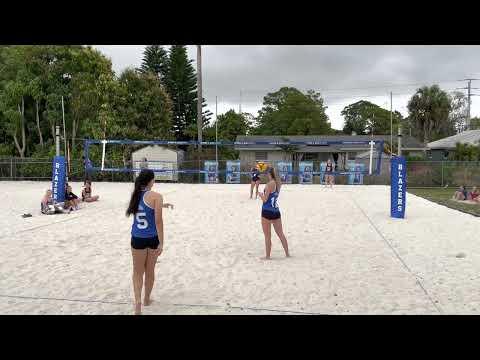 Video of SCS beach match Seed 1 # 5 Isabella Bogacz