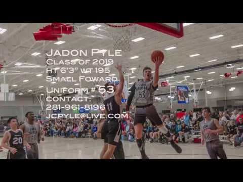 Video of Jadon Pyle Class of 2019 Playoff and first AAU video