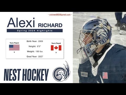 Video of Nest Hockey Academy Spring 2024