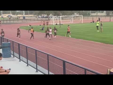 Video of Omari Mills 11.22 100m PB