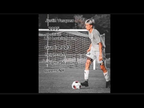 Video of Justin Vasquez highlight