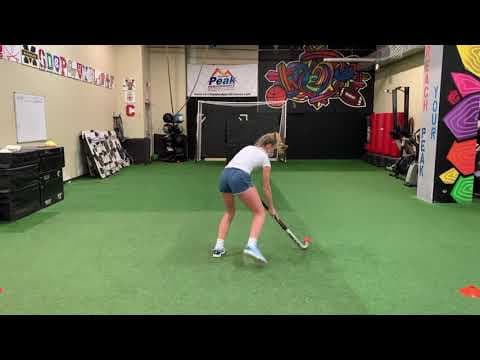 Video of Aubrey Ide stick skills 