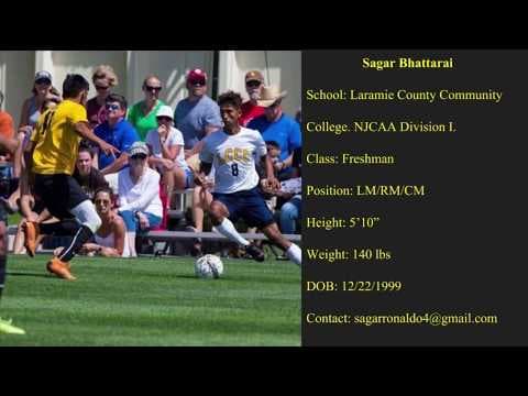 Video of Sagar Bhattarai Laramie County Community College Soccer Highlight Video