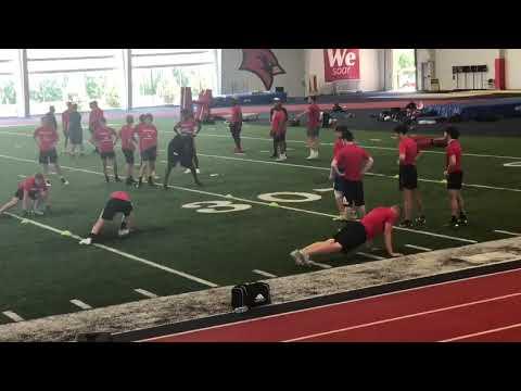 Video of Saginaw Valley State Football Camp