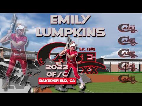 Video of 2023 Emily Lumpkins (4.4 GPA) Outfield and Catcher Softball Skills Video