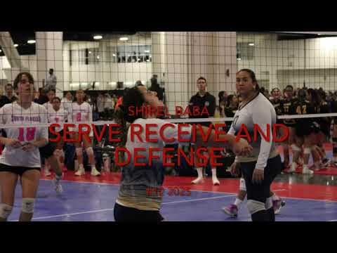 Video of 2024 club season serve receive and defense 