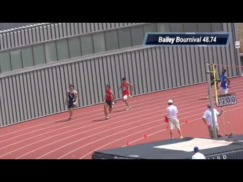 Video of 2017 400M 48.74 Bailey Bournival Texas Regionals (Region 4, 6A)