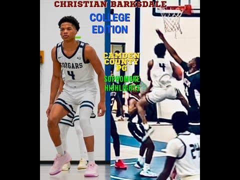 Video of Camden County College Sophomore 