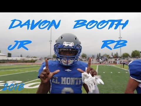Video of Davon Booth 2018 Highlight Tape