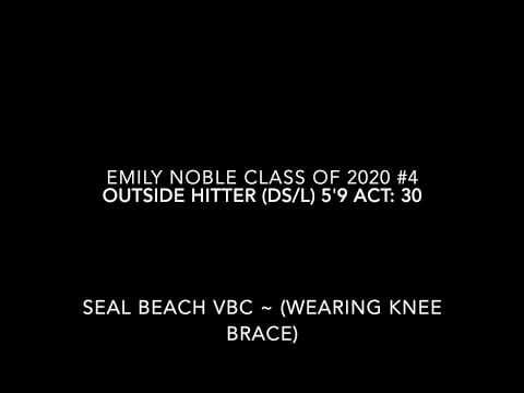 Video of Emily Noble ~Class of 2020 (OH/L/DS)