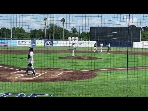 Video of 6/3/23 Double off the wall v Lucchini 17u