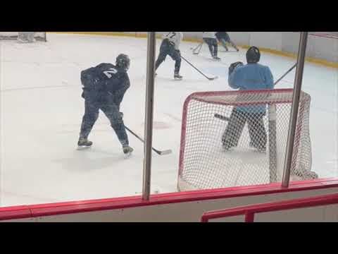 Video of AAA Blues (2006 birth year team)  - spring practice - "Fill In" Midget Goalie - Highlights