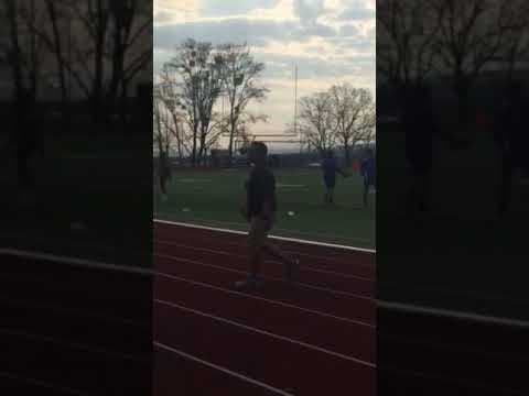 Video of Azora Williams 4by400 relay March 30th 2019