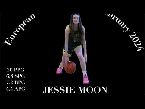 Video of European Championships 20 ppg 6.8 spg 7.2 rpg 4.4 apg