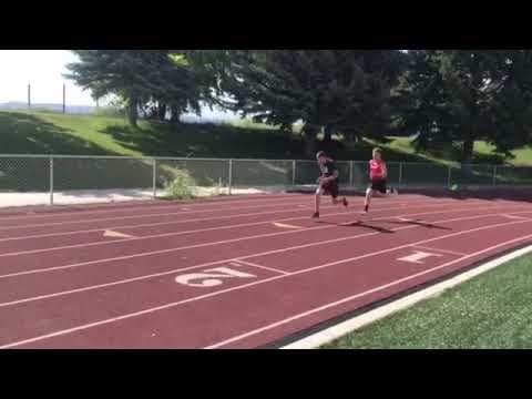 Video of At practice (reciving)