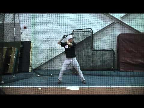Video of Badgero, Garrett BP SVSU January, 2013