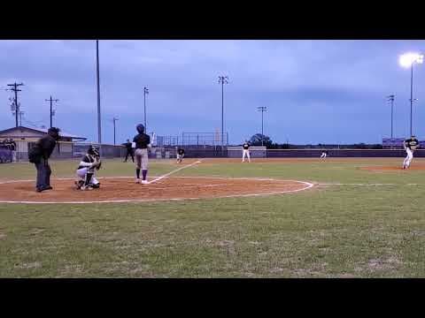 Video of Sam hits Triple then pitches 2 innings - pick off 2nd